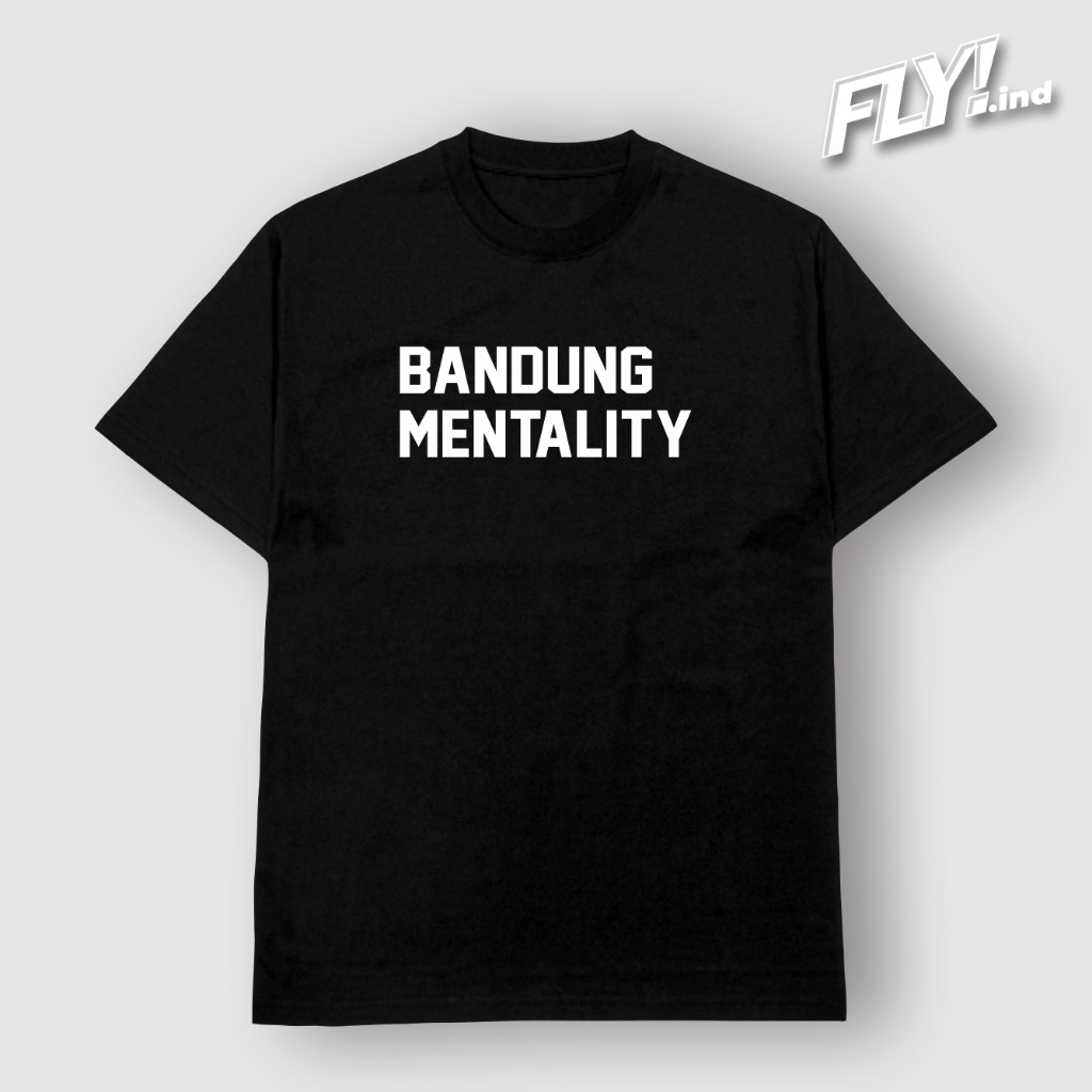 Kaos Baju Football Pria Bandung Mentality Casual Premium Kaos Distro