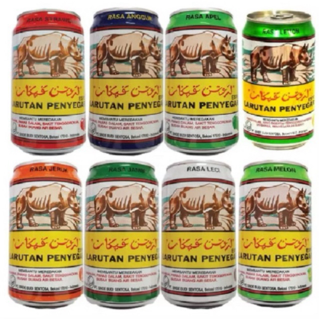 larutan cap badak 320ml kaleng / larutan cap badak / larutan penyegar cap badak
