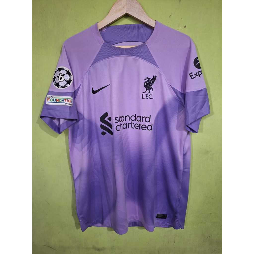 Jersey Liverpool GK size L Original Rare juara UCL