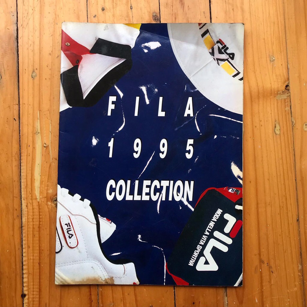 Vintage Fila 1995 Collection Catalogue Book Poster Big Book   Fila Bj Bjorn   Full Colour   Layak Ko