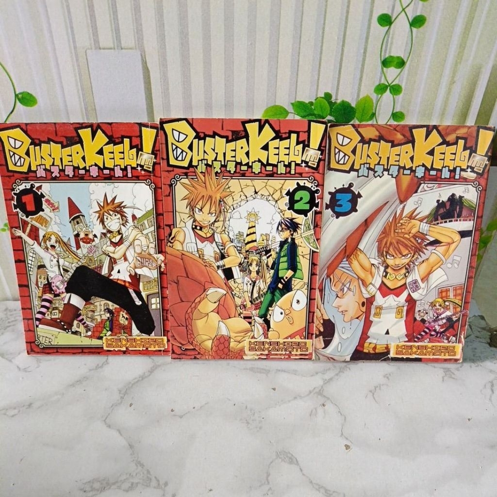 Komik Buster Keel Full set tamat 1-3 original