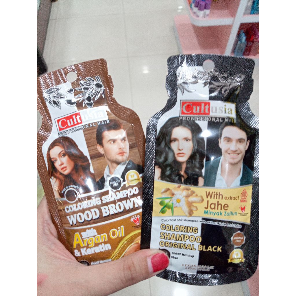 Shampo Pewarna Rambut Cultusia Sachet 25ml