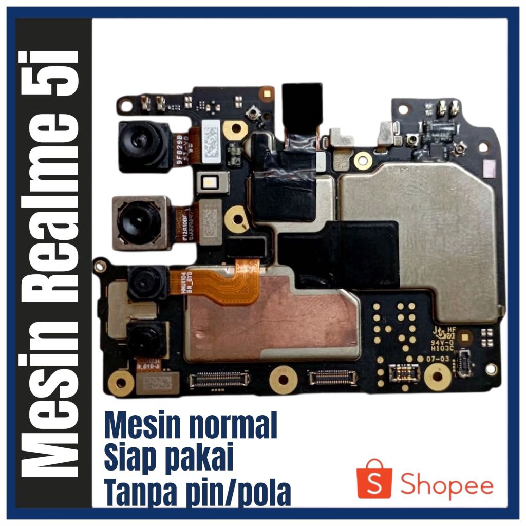 Mesin Realme 5i NORMAL TESTED NOPOLA