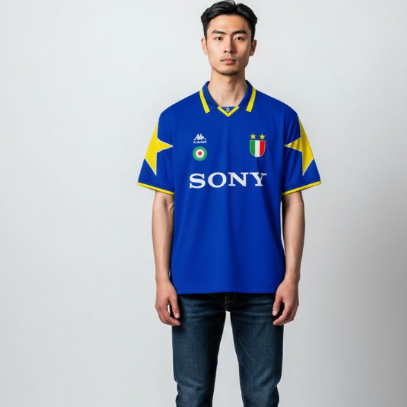 JERSEY RETRO JUVENTUS 1995-1996 AWAY FULLPRINTING FREE NAMESET TERBARU