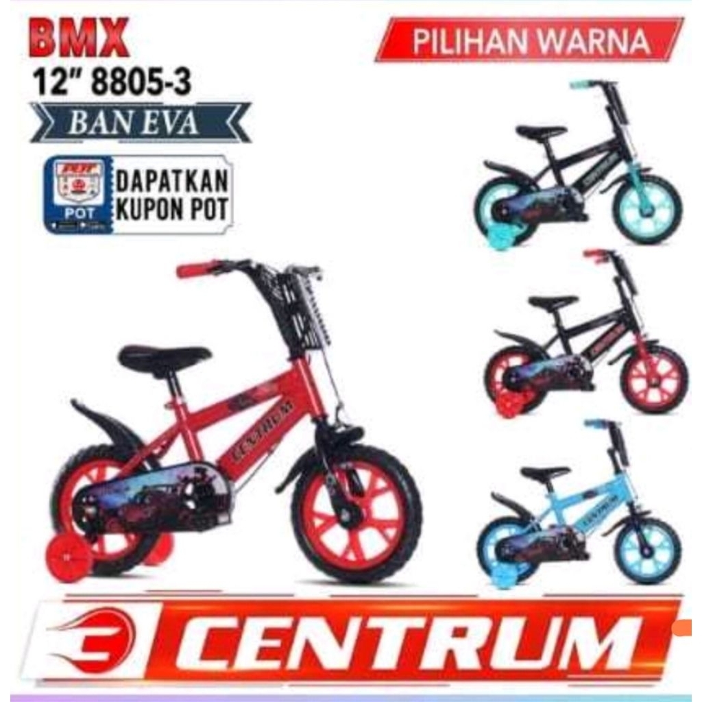 Sepeda BMX 12 Trendy Centrum Foster ban busa ban eva