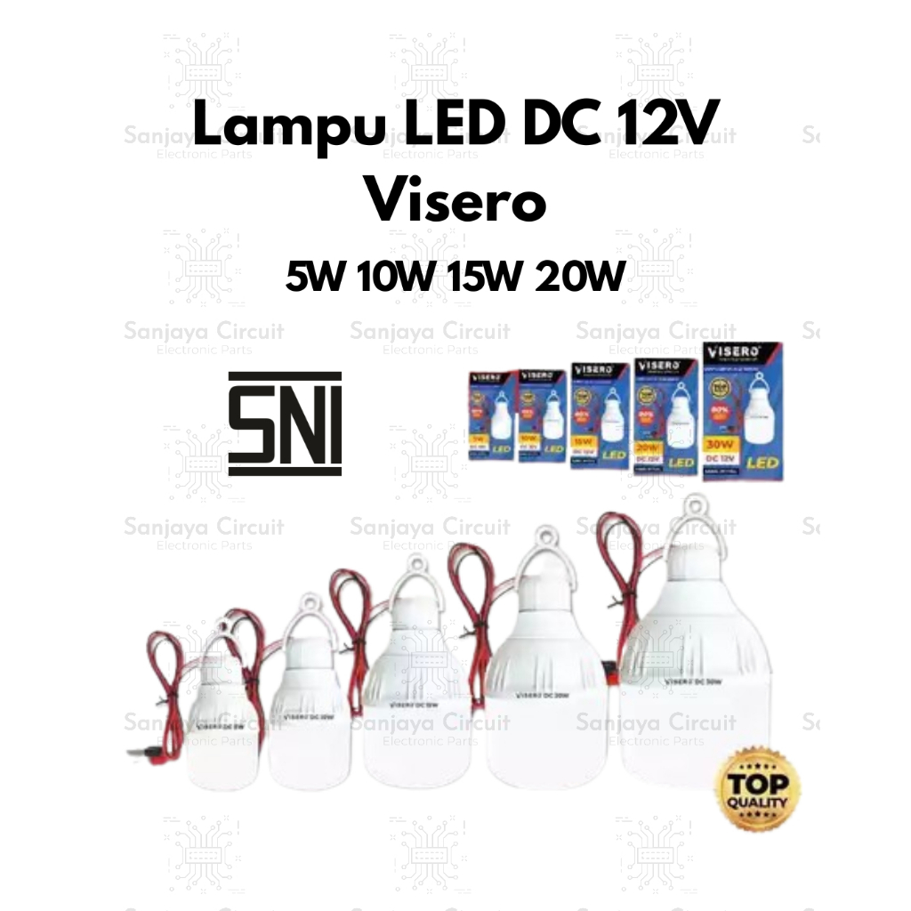 Lampu LED DC12V Kapsul Visero 5W 10W 15W 20W LED