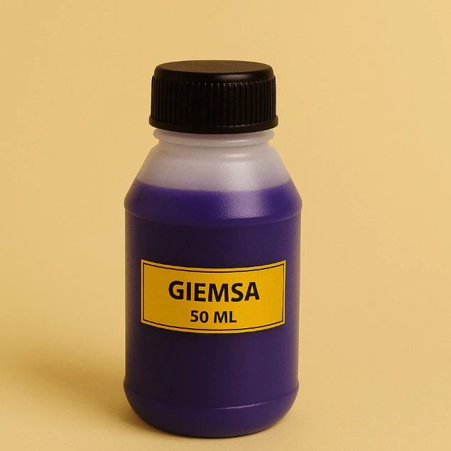 Larutan Giemsa 50 ML / Pewarna Giemsa Stain / Giemsa.s Azur Eosin Methylene Blue Solution Pro Analis