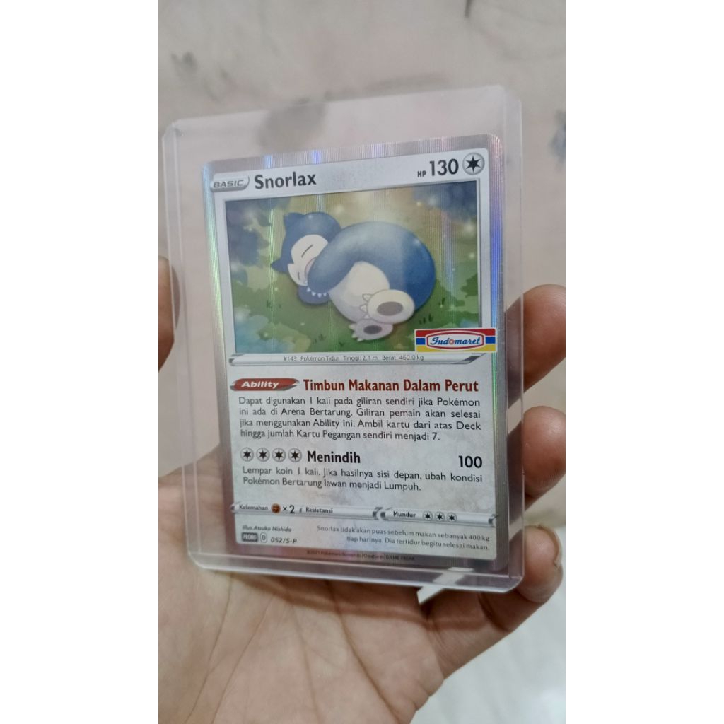 Kartu Pokemon Snorlax Indomaret