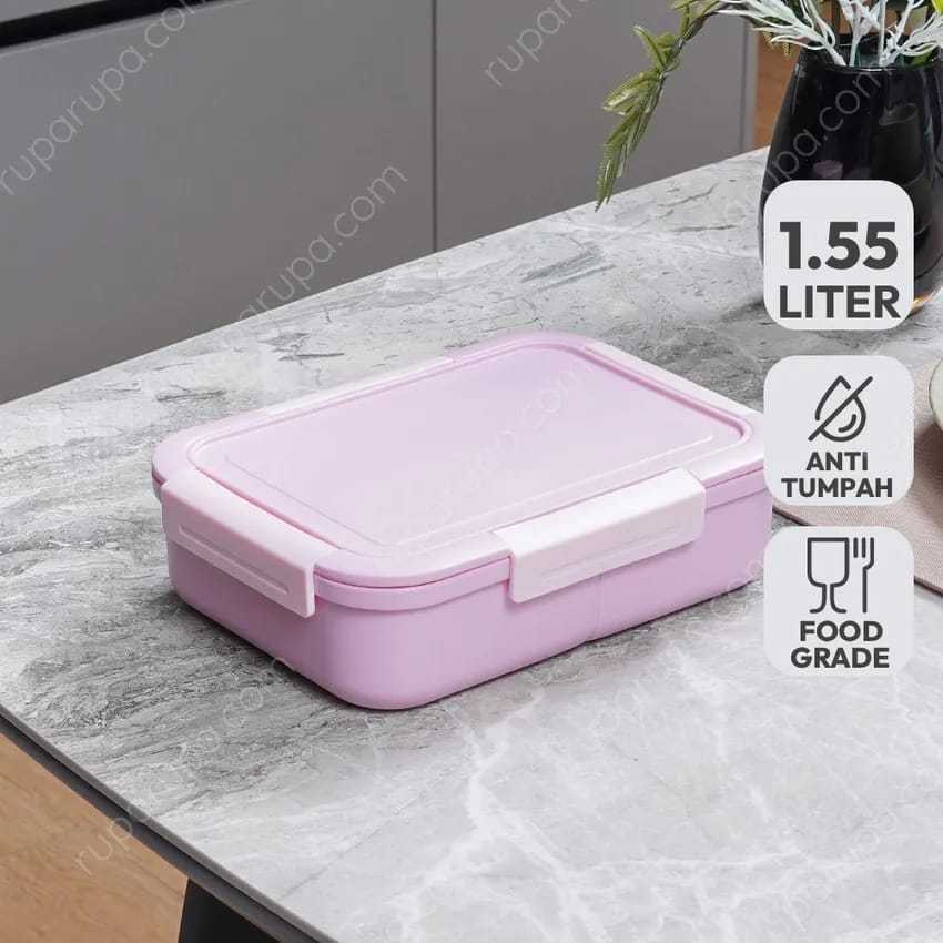 INFORMA LUNCH BOX CASSIE PINK 1550 ML SEKAT // LUNCH BOX INFORMA JUAL INFORMA KOTAK BEKAL