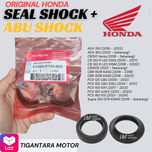 Seal Shock Depan Megapro Monoshock Verza Supra CB 150 R LED K15G K15M 2015 - 2020 CBR 150 R ORIGINAL