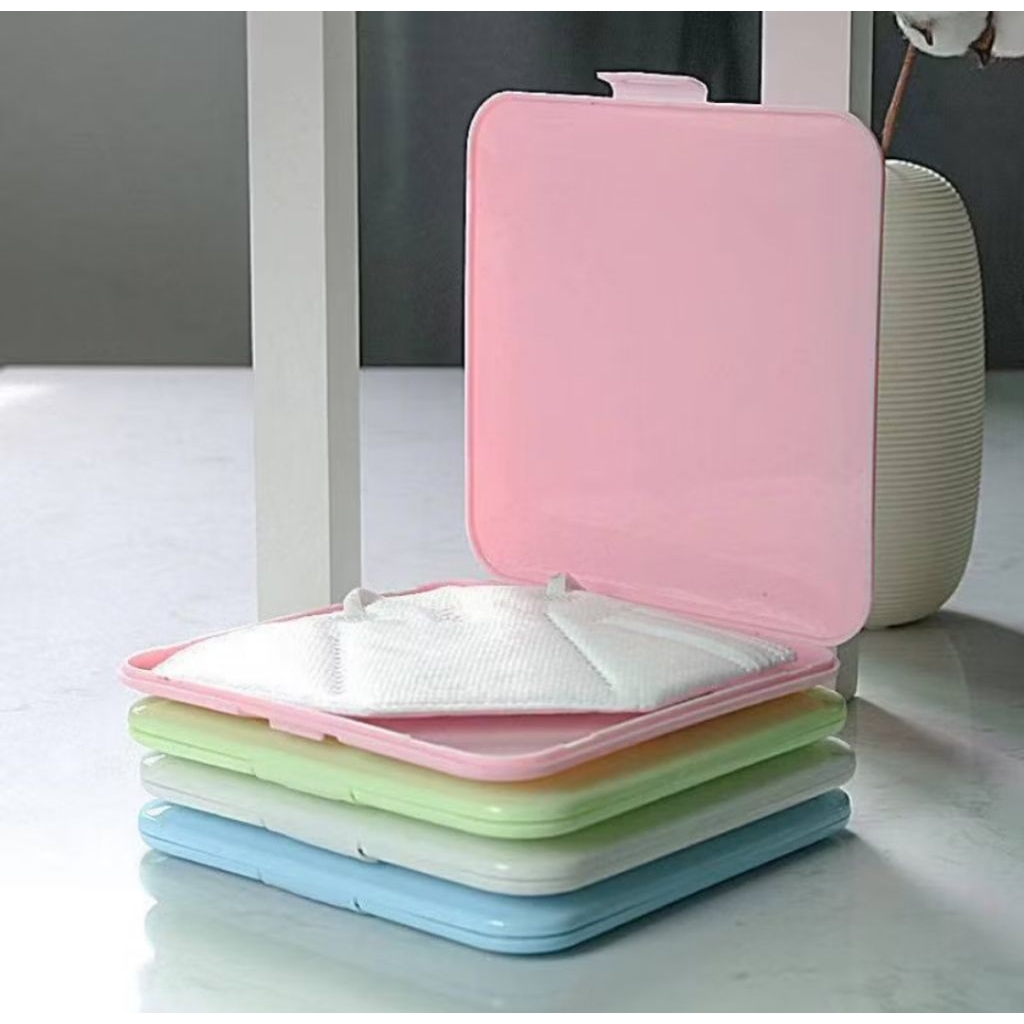 kotak masker plastik / mask box case / storage masker / kotak. plastik masker