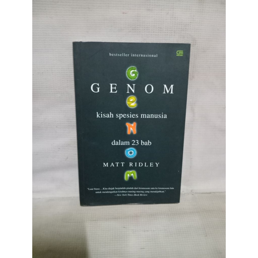 GENOM Kisah Spesies Manusia dalam 23 bab MATT RIDLEY
