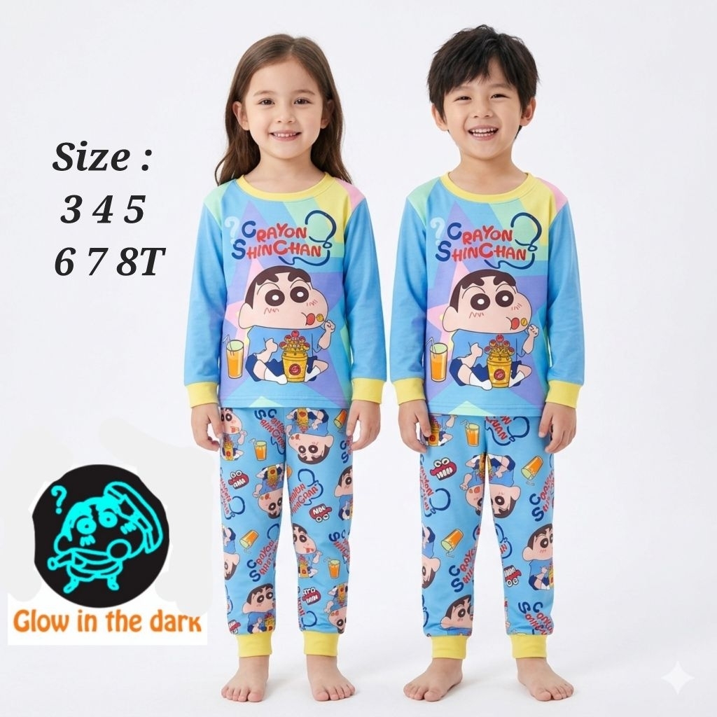PIYAMA CUDDLE ME SINCHAN GLOW DARK