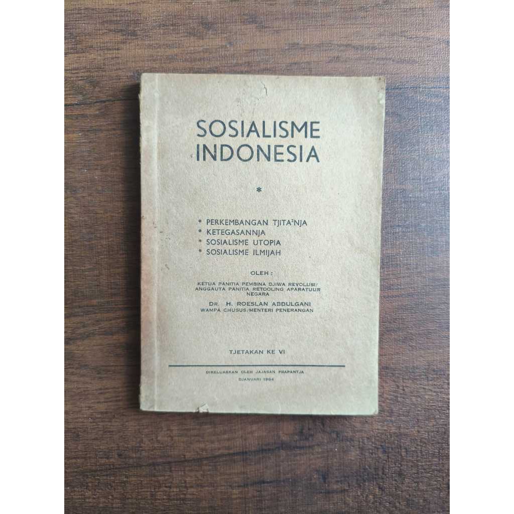 Sosialisme Indonesia - Roeslan Abdulgani