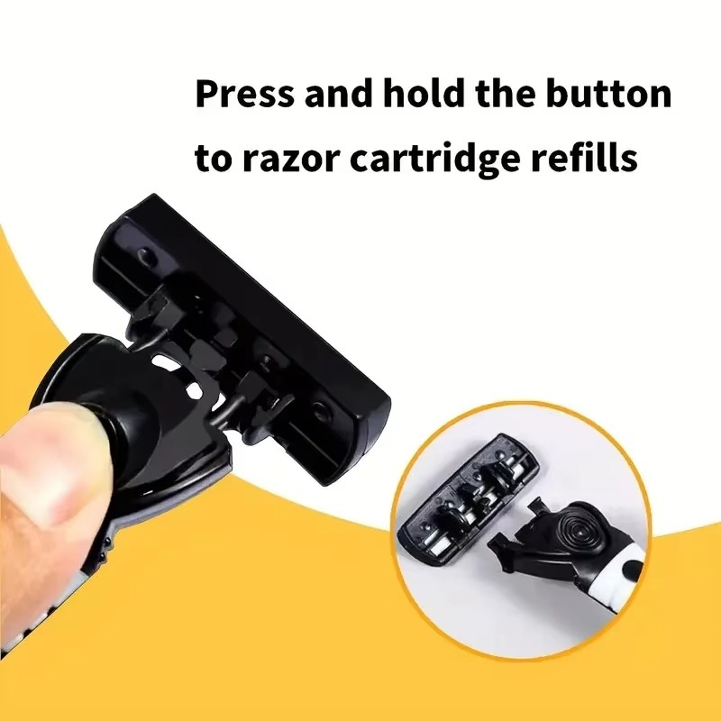 Berbagai Alat Pisau Cukur Cukuran Pencukur Manual Kumis Jenggot Garuk Bulu Kaki Ketiak Pria Wanita Set Gagang Free Refill Isi 6 Ulang Tajam Strip Pelicin Pelumas Aloe Vera Kulit Sensitif Halus Shaver Razor 6 7 Mata Pisau Yukinawa Orlee 3 4 Lapis Layer