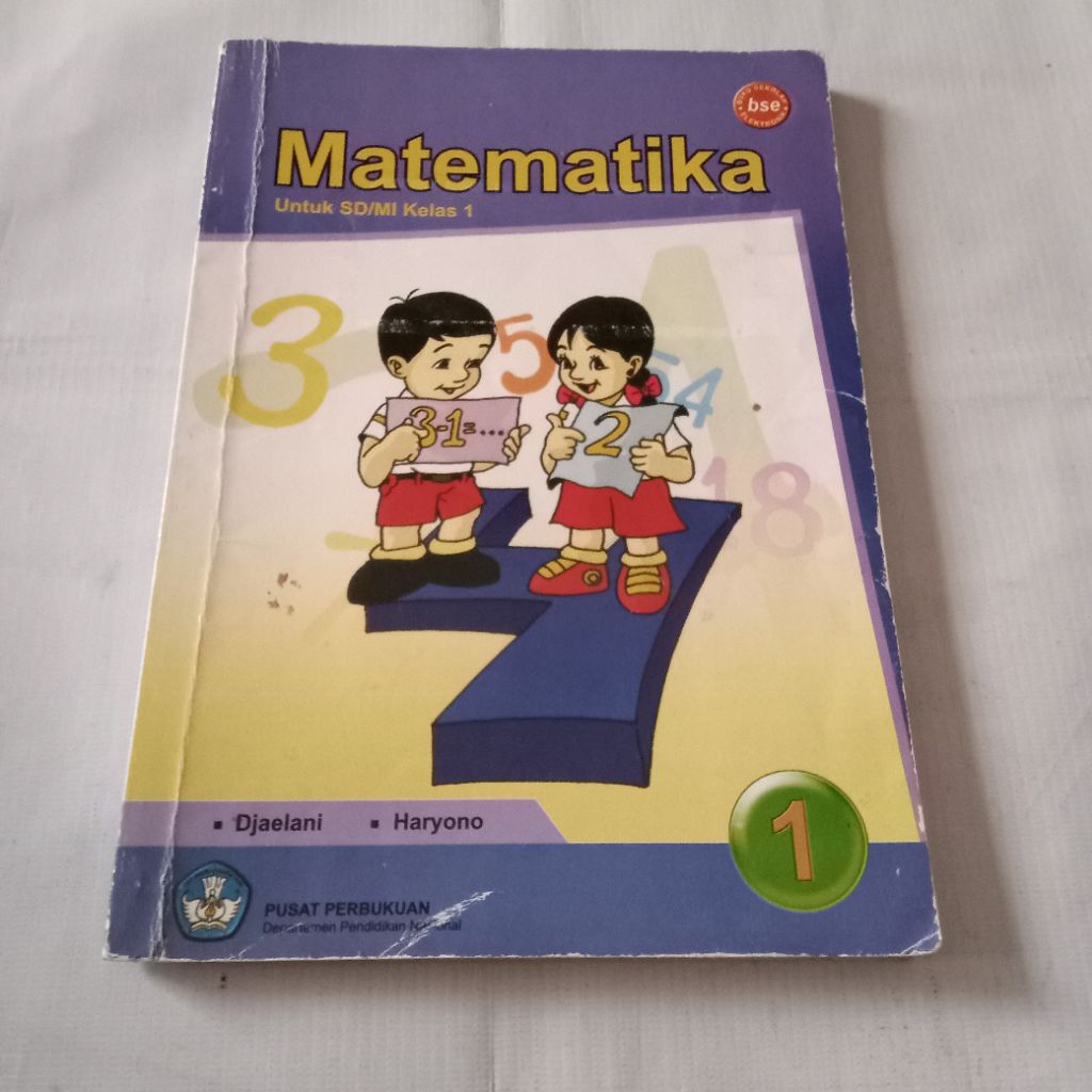 BUKU MATEMATIKA UNTUK KELAS 1 SD BSE