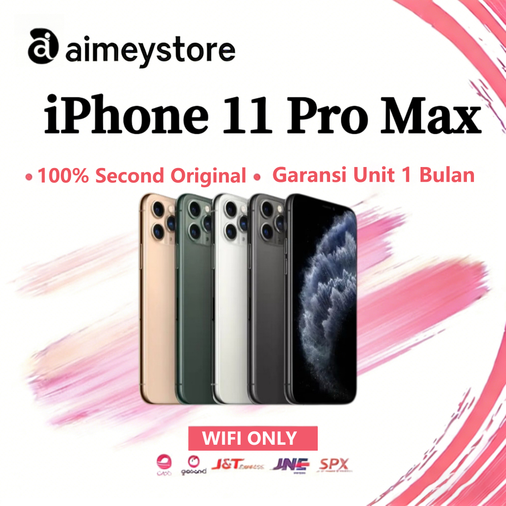 IPhone 11 PRO MAX WIFI ONLY Game/Live 64GB 256GB Bekas Second Original Mulus Fullset