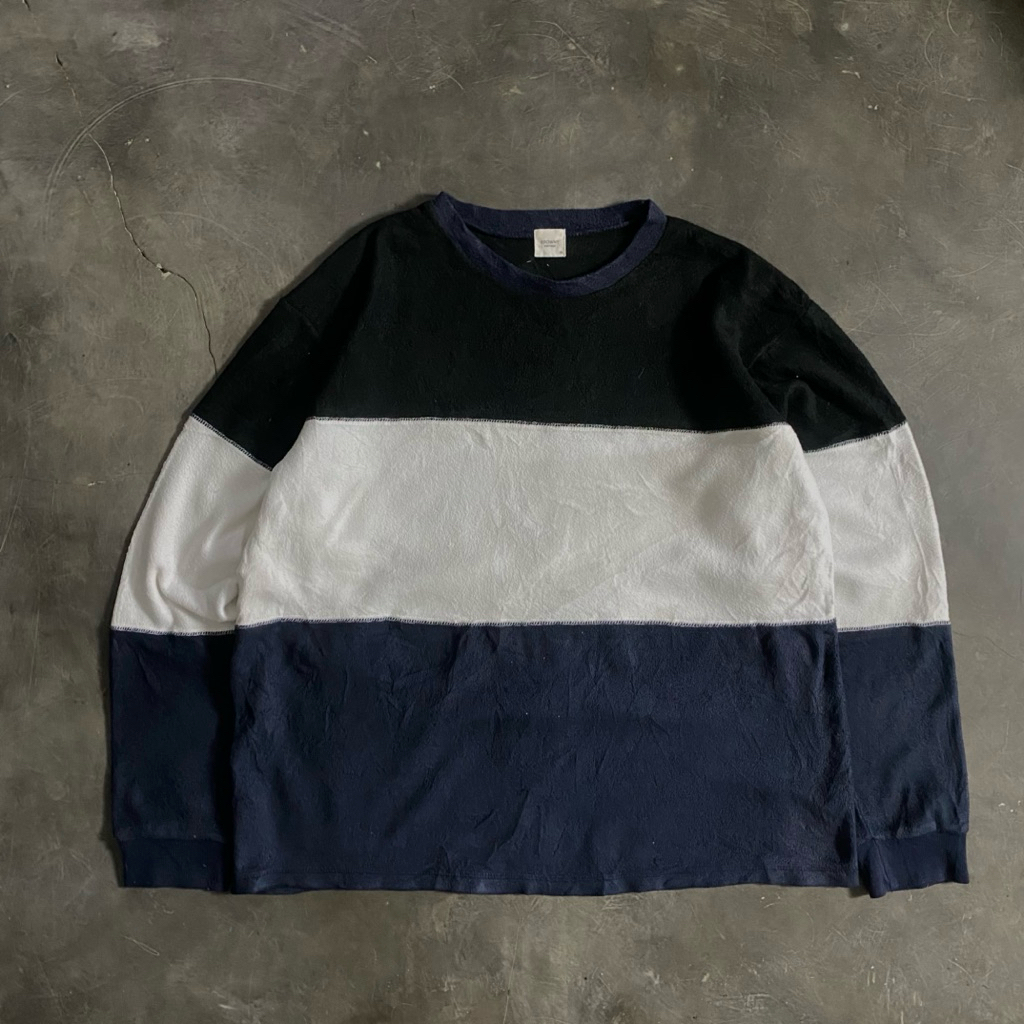 JF 152 - BROWNY VINTAGE Salur Fleece Sherpa Jaket Crewneck Sweater Outdoor- Soft Colour Japan Style 