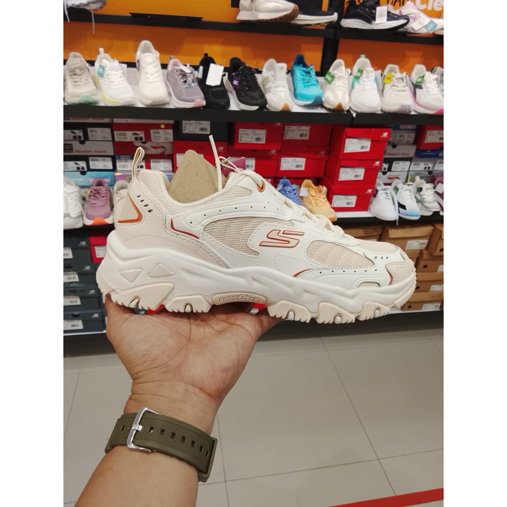 Sepatu Skechers Dl’ites Goodyear “White”