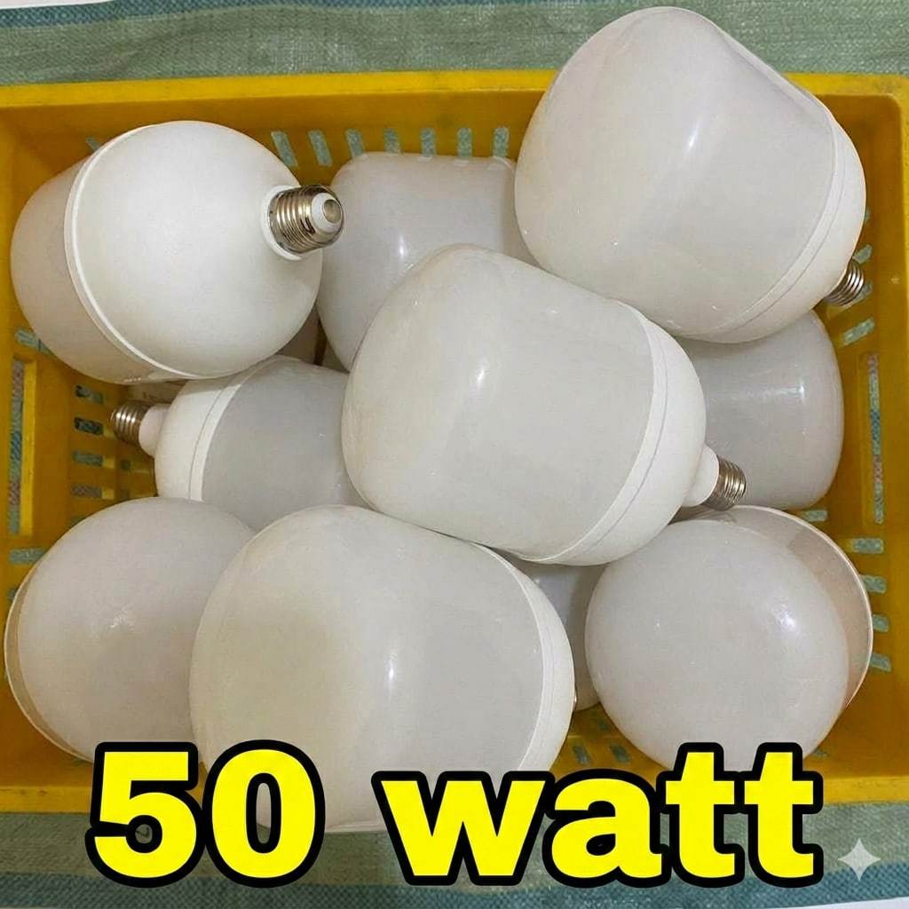 DIY.MG Lampu Led Off (Mati) 50 Watt / Led Off Mati T Bulb Retur Pabrik/Dapat diperbaiki cocok untuk 