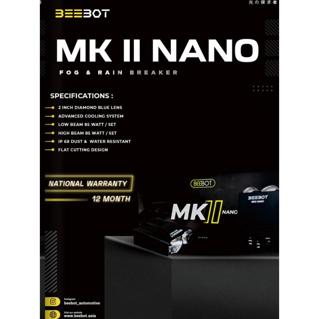 Mini Laser Beebot Motor Dan Mobil Mk2 Nano Mini Projector Hi Low Beam Per Sett 85 Watt  Garansi 1 Ta