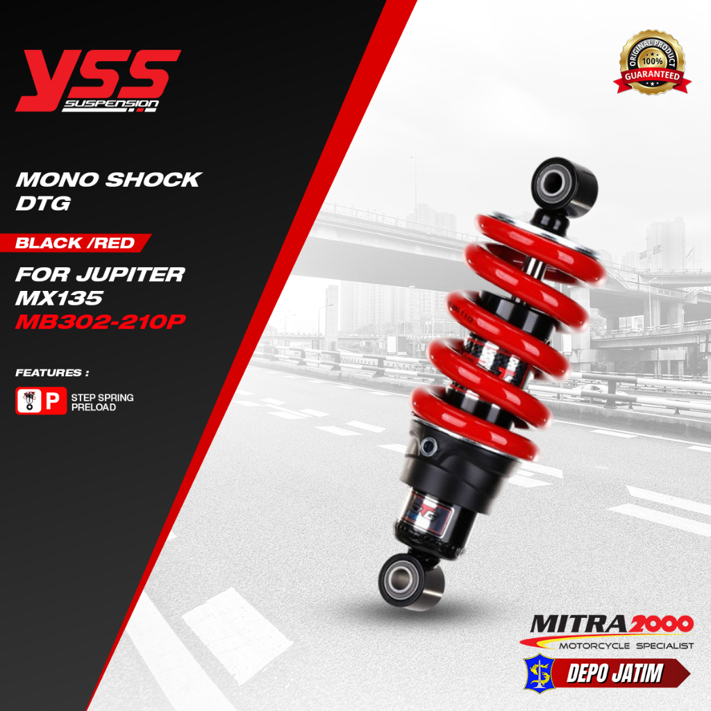 YSS Mono Shock for Jupiter MX 135 (DTG / MD)