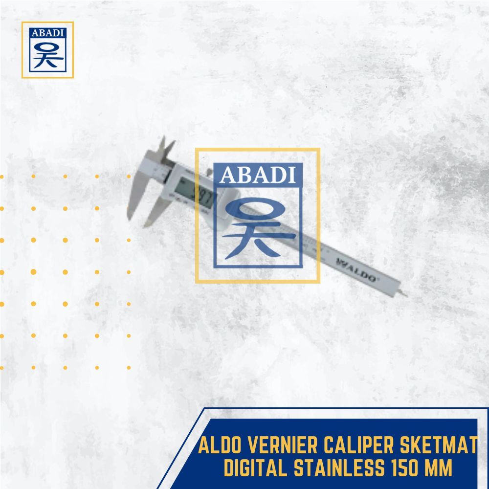 VERNIER CALIPER SKETMAT DIGITAL STAINLESS 150 MM ALDO