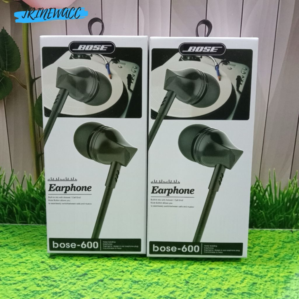 HF Headset Earphone Bose - 600 Stereo Bass