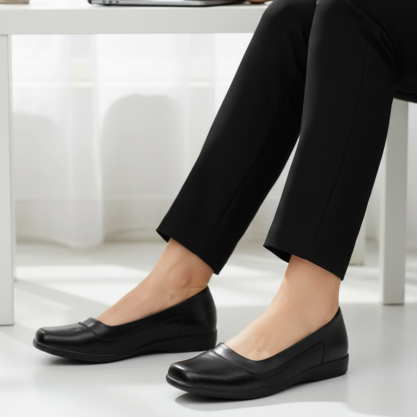 PS flat sepatu pantopel wanita sepatu kerja sepatu kantor wanita sepatu formal handmade cibaduyut ba