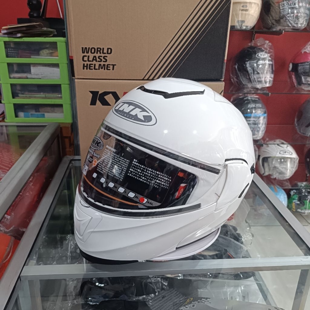 HELM INK TOP GEAR SOLID WHITE MODULAR