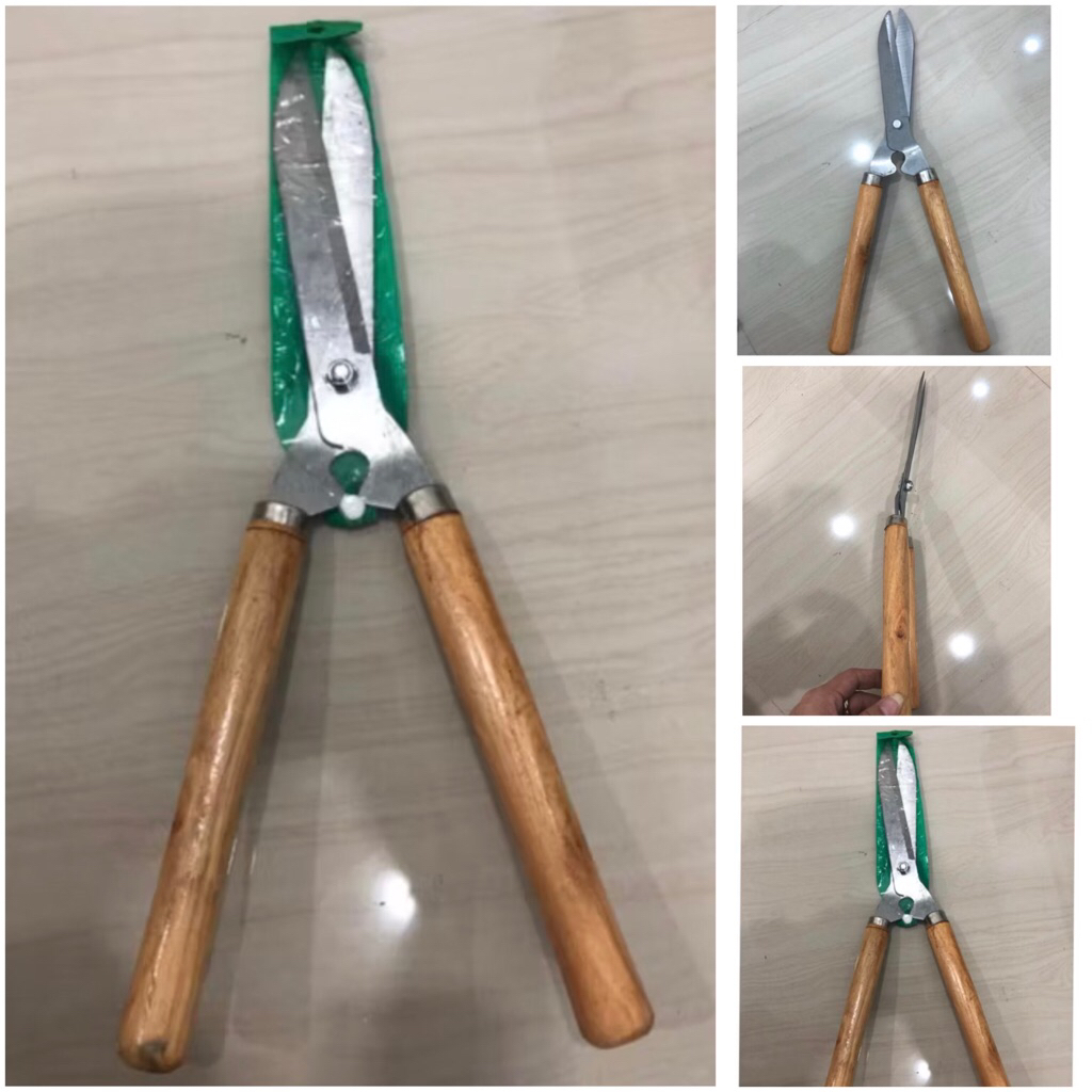 RUSH GG KAYU gunting pagar rumput 50cm GRASS PRUNER / pruning direction gras scissors pagar rumput t