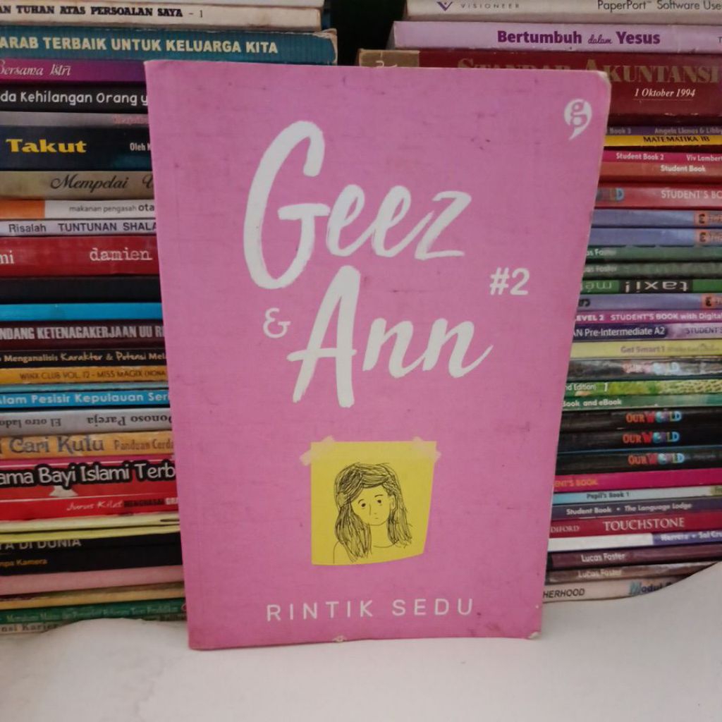 Preloved novel Geez & ann rintik sendu
