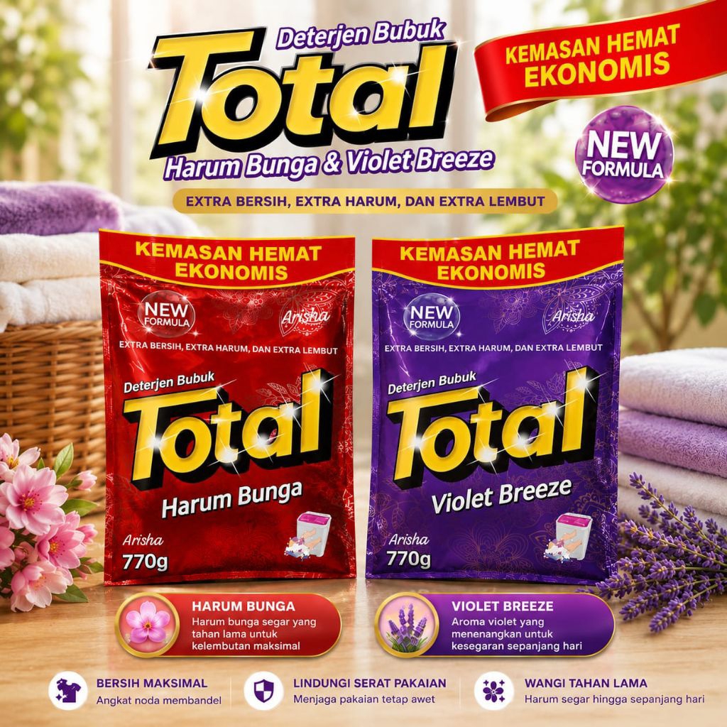 Total Deterjen Bubuk 770 gr