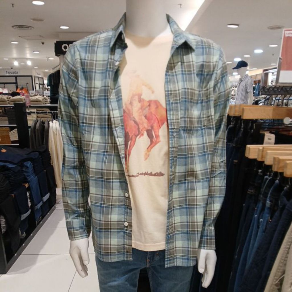 kemeja lengan panjang levis original