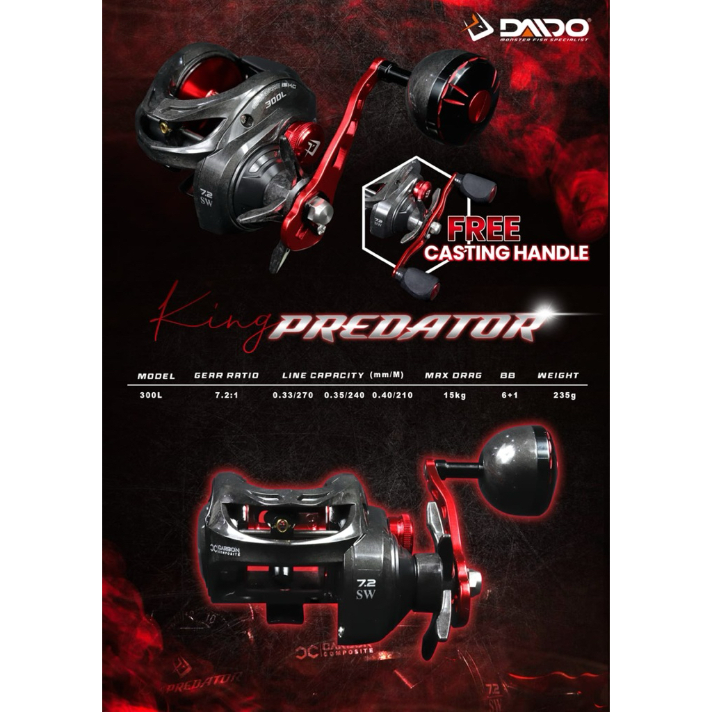 REEL OH BC DAIDO KING PREDATOR 300L