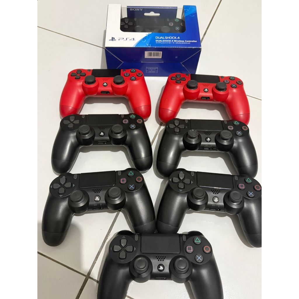 Playstation PS4 Stik PS4 Ori / PS 4 Original Dualshock Wireless Controller Game - Hitam / Ori Jepang
