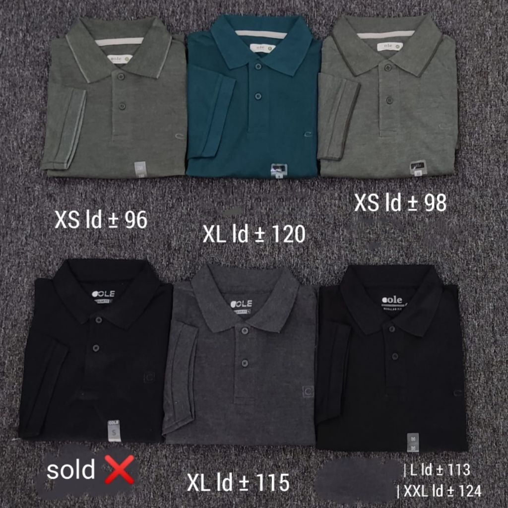Kaos Kerah Cole