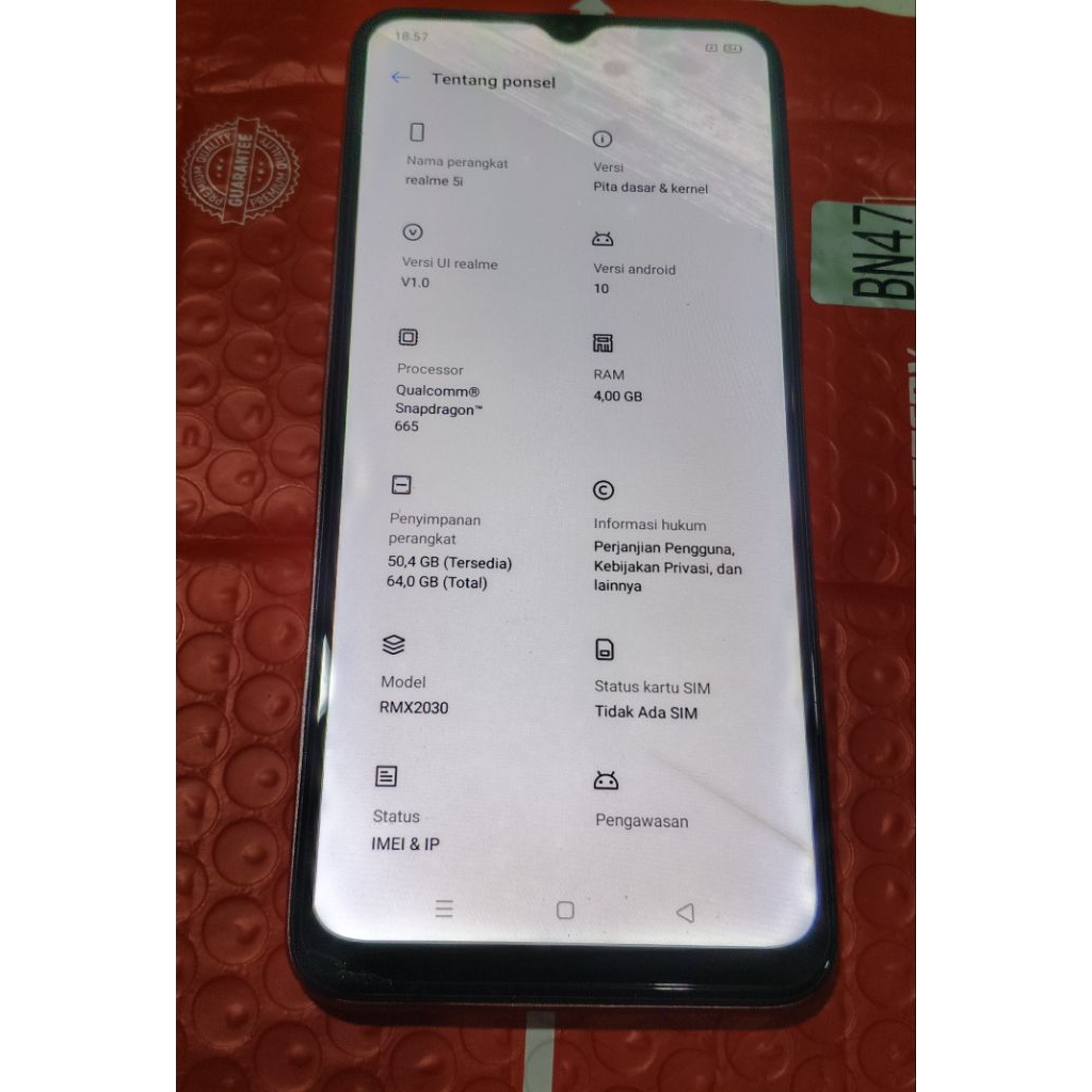 Mesin realme 5i
