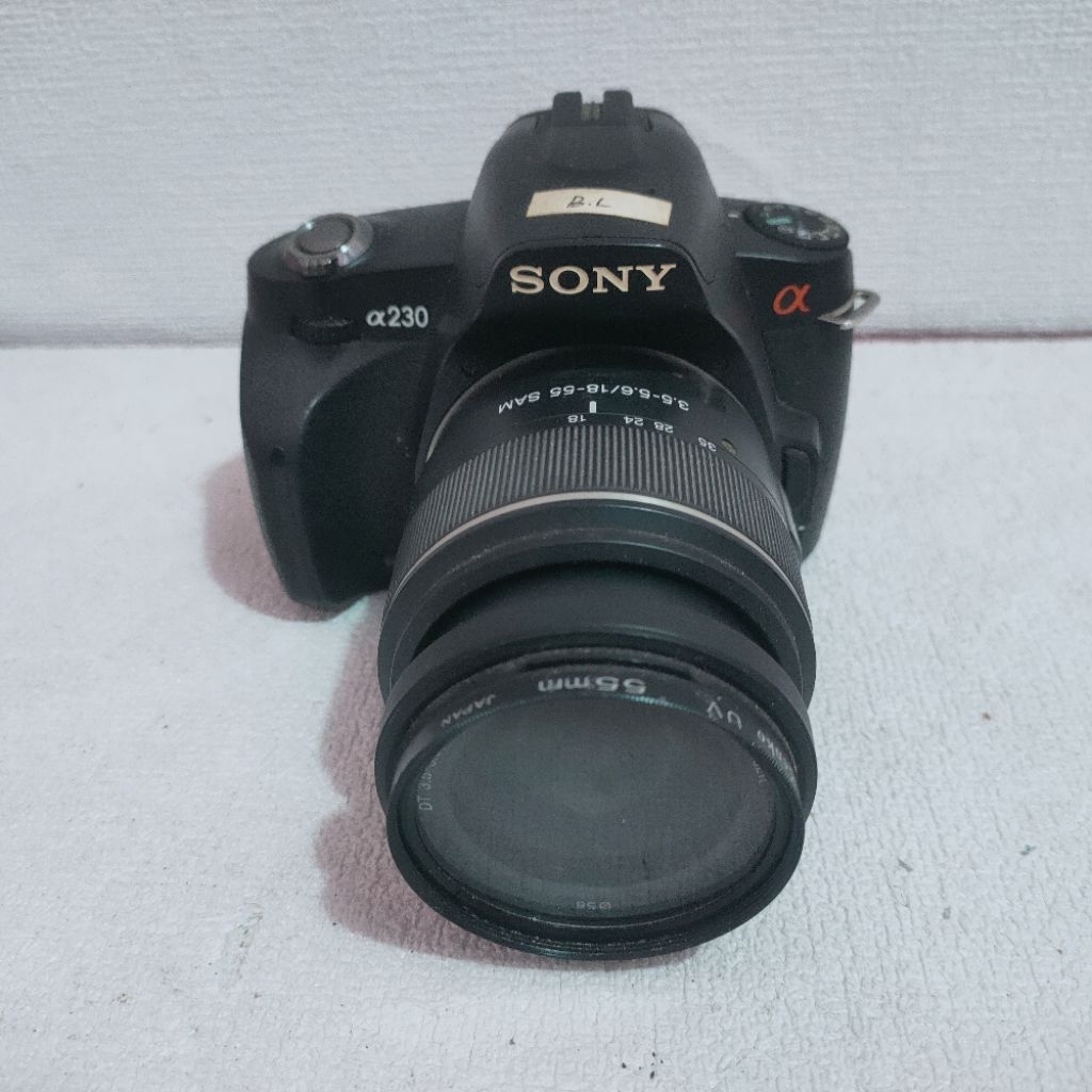 sony a230 lensa 18 55 kamera dslr