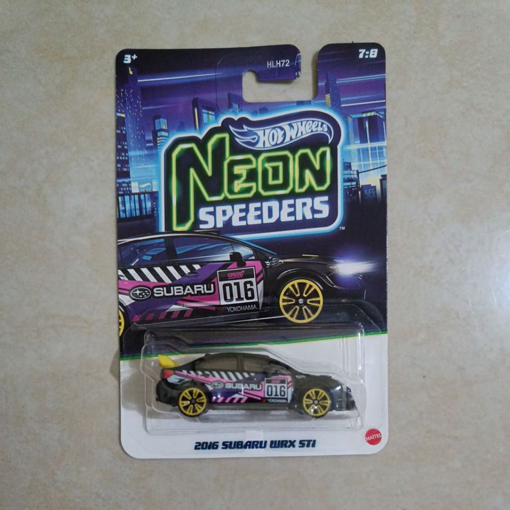 Hot Wheels 2016 Subaru WRX STI Neon Speeders 2026