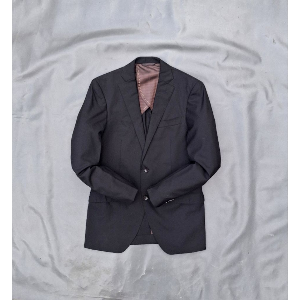PRELOVED JAS/JAS SECOND/R36/mr Jun/size M/jas hitam casual pria bahan premium/blazer pria hitam /jas
