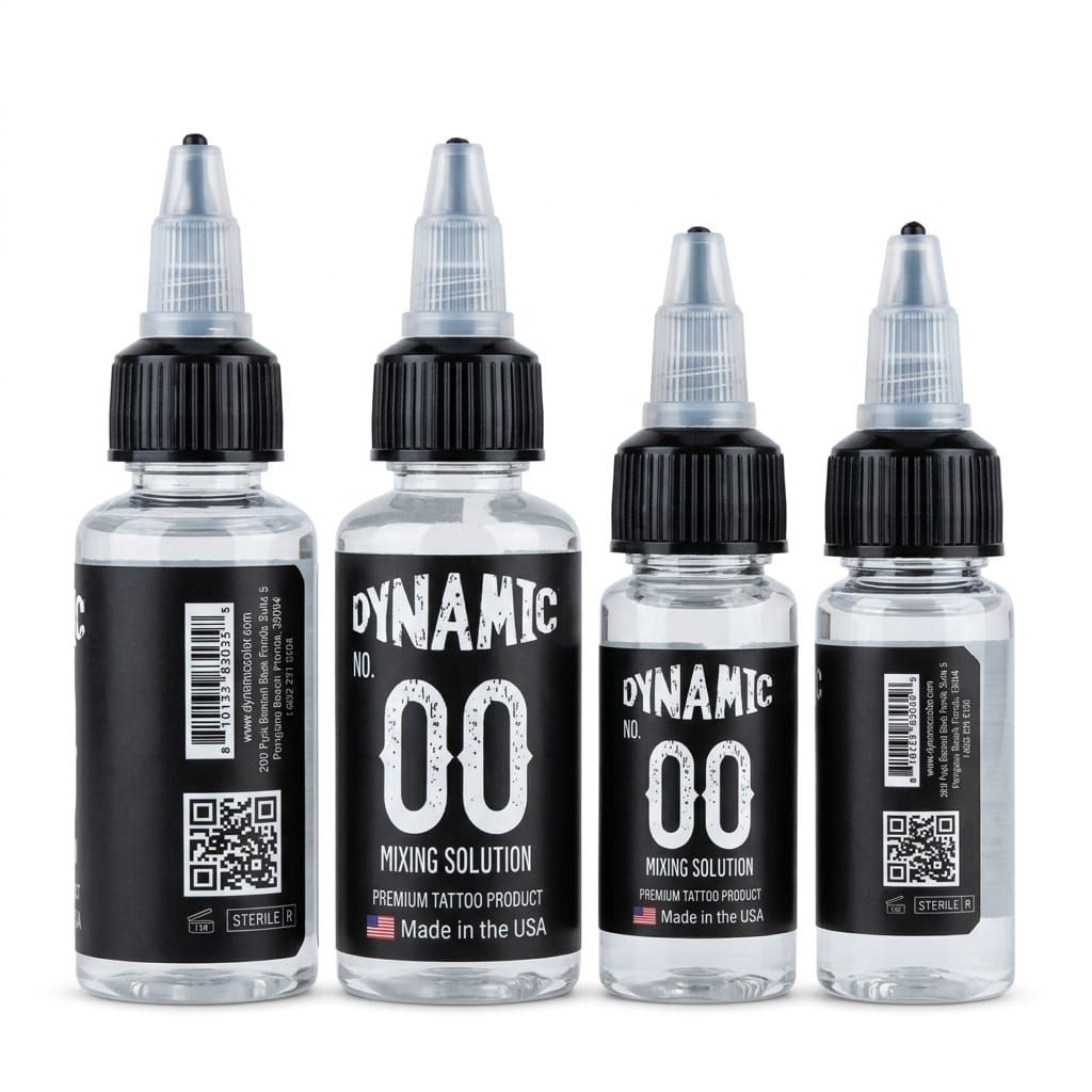 Dynamic Mixing Solution 00 Tattoo 15ml 30ml | Pengencer Tinta Tattoo Black Grey Wash