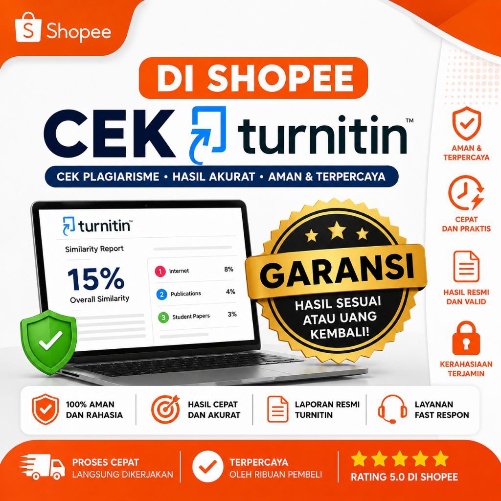 Jasa Cek Turnitin Skripsi Tesis Jurnal Makalah Similarity Report PDF