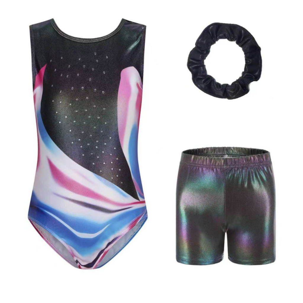 [READY STOCK] Tiny Queens SS-31 Gymnastic Leotard Anak Import/Baju Senam Gymnastic Anak Perempuan/Ki