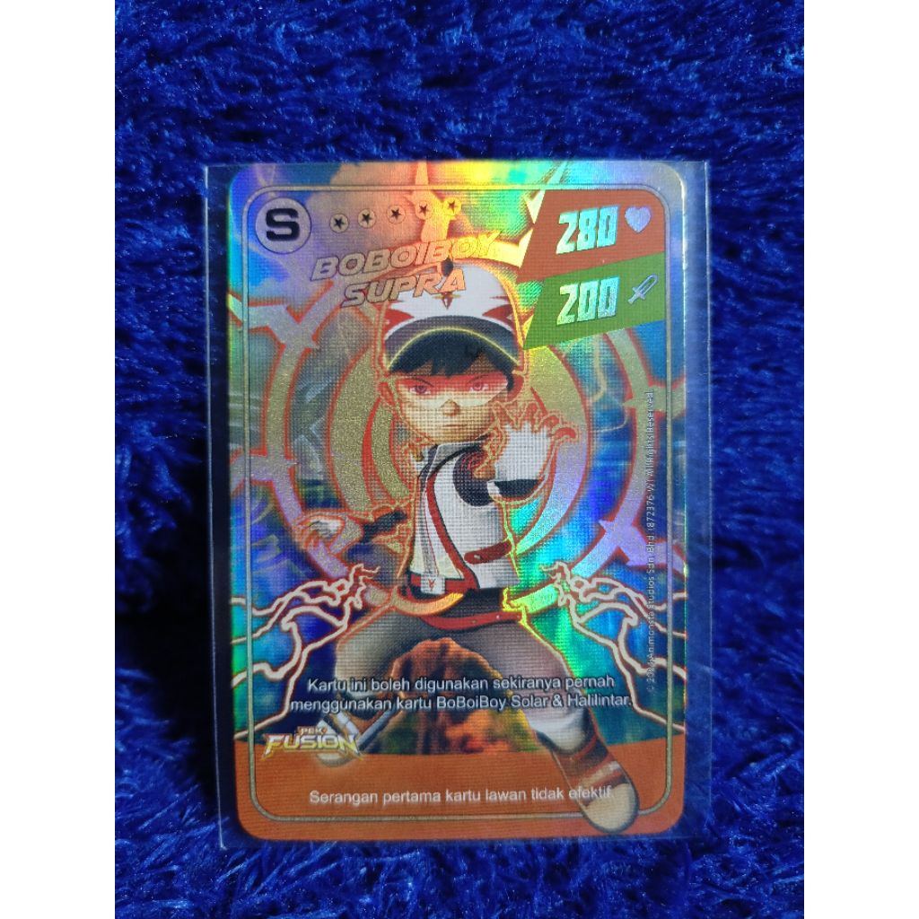 Kartu Monsta Galaxy Card Boboiboy Supra (Pek Fusion)