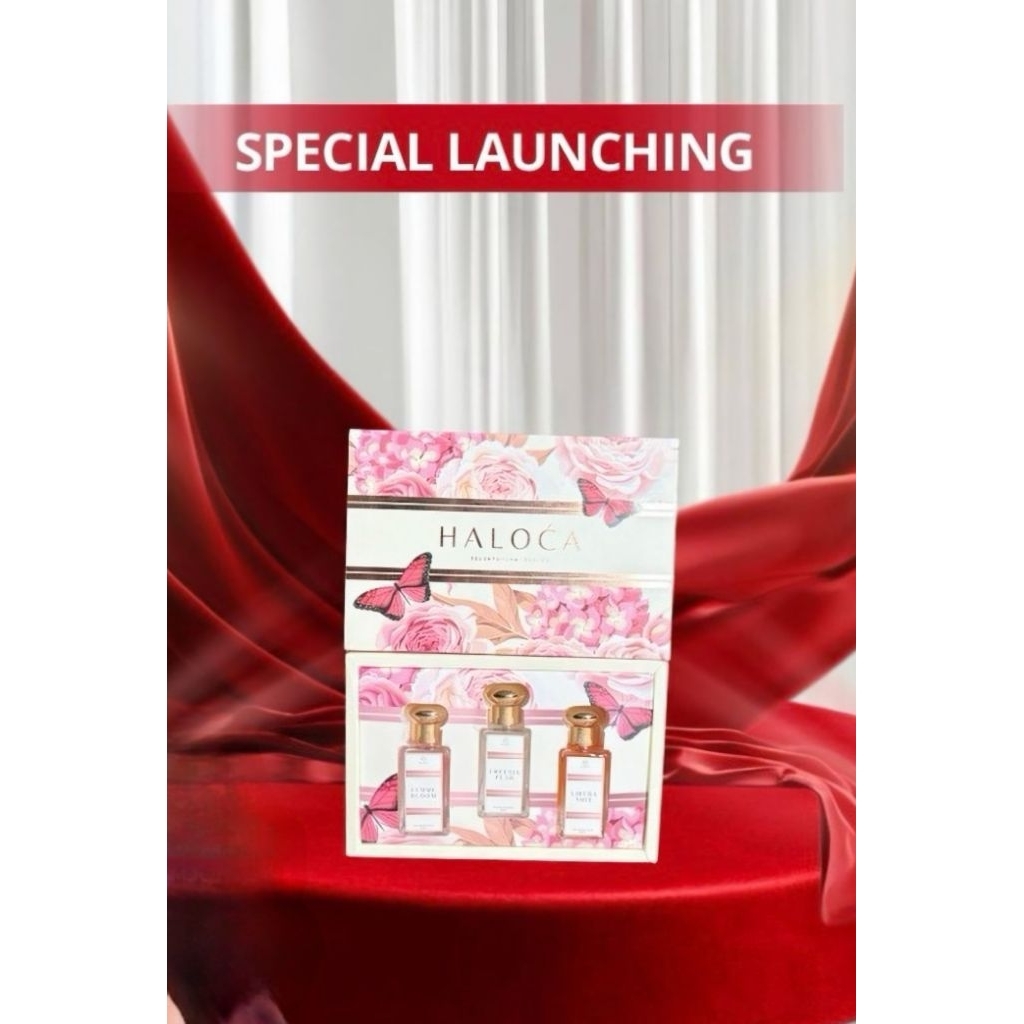 HALOCA BEAUTY - EAU DE PARFUM 30Ml SATUAN (FEMME BLOOM, FREESIA PEAR & LIBERA NUIT)