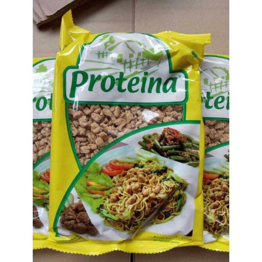 Proteina/protena pengganti daging/proteina nabati/ protena sehat mie ayam