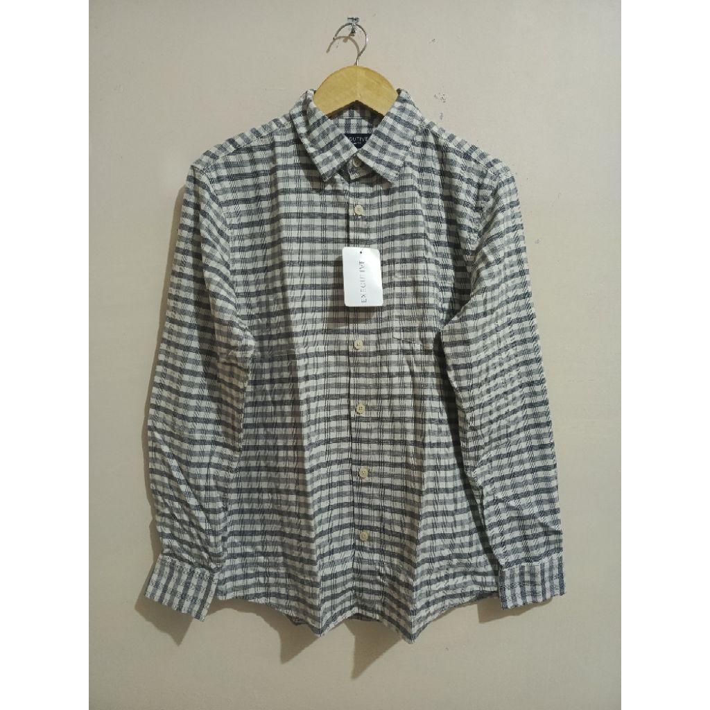 EXECUTIVE KEMEJA PRIA FLANEL REGULAR FIT LENGAN PANJANG ORIGINAL