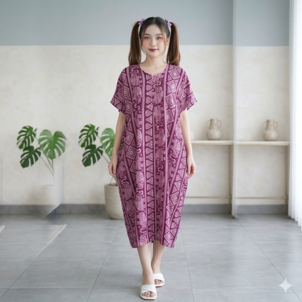 Daster Rayon Rijek motif rayon premium viscose/Daster rayon rijek printing