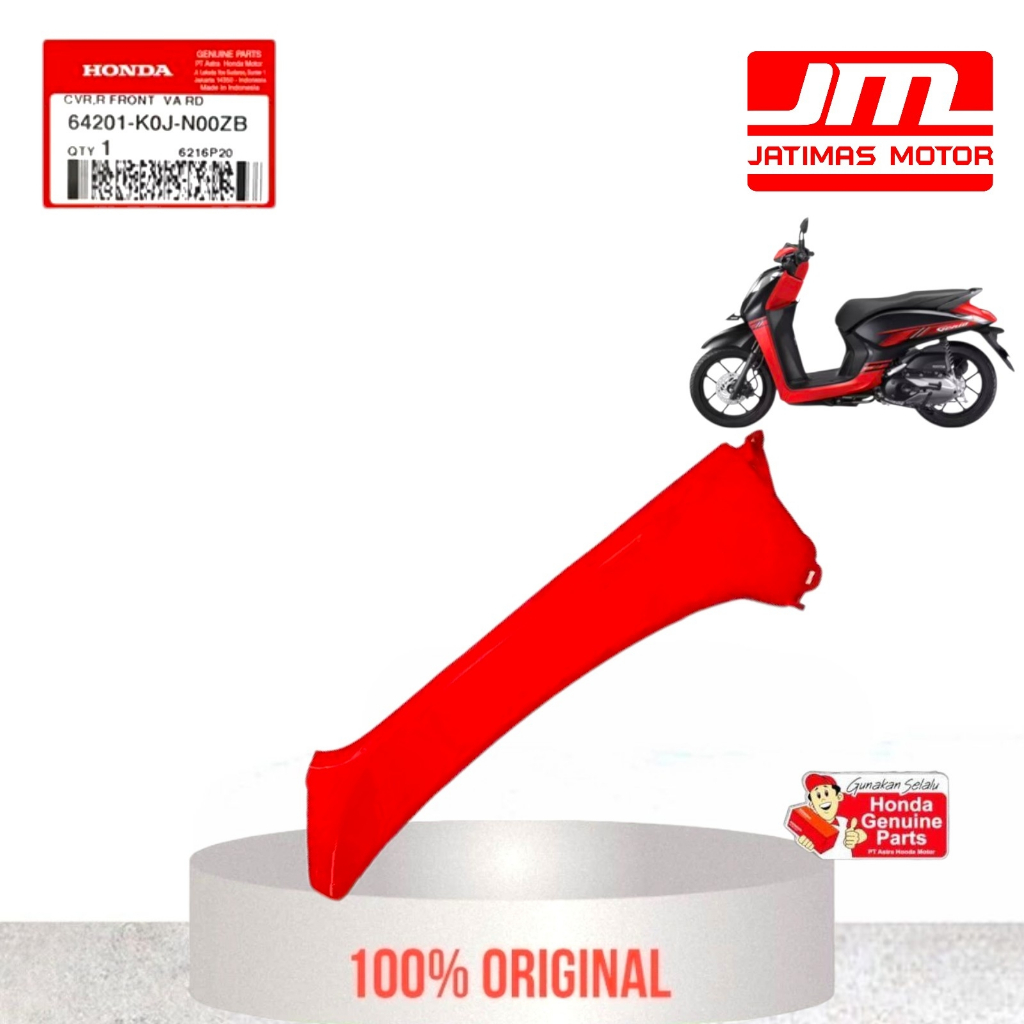 64201-K0J-N00ZB 64202-K0J-N00ZB Cover depan sayap Merah Genio